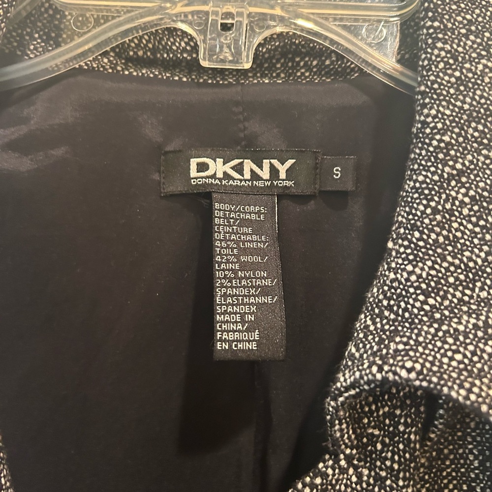 Dkny Black And White Patterned Jacket - image 2